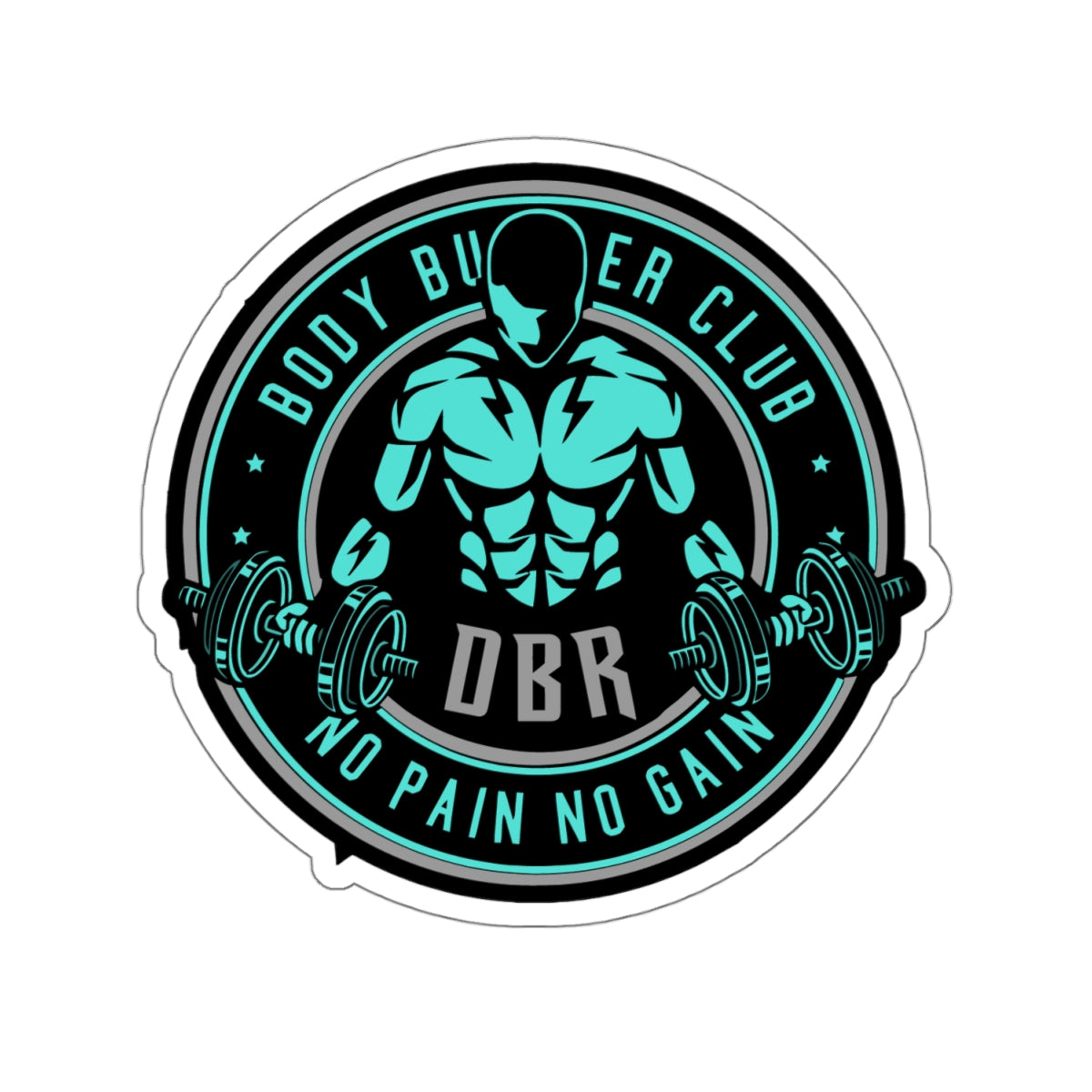 Death By Reps: BodyBulider Club Stickers