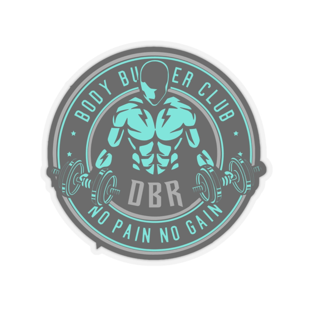 Death By Reps: BodyBulider Club Stickers