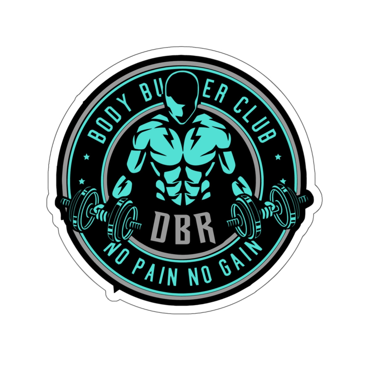 Death By Reps: BodyBulider Club Stickers