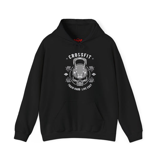 Death By Reps: TRAIN HARD Heavy Blend Hoodie